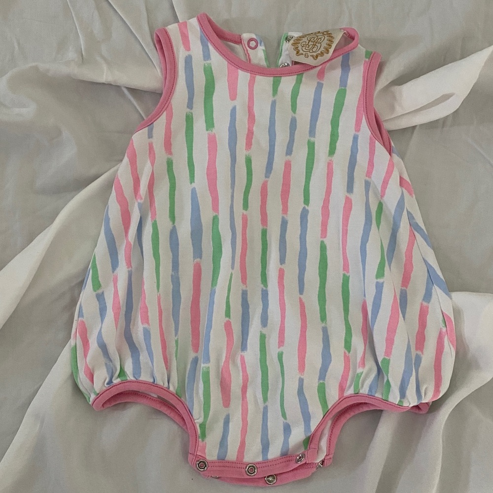 TBBC Colorful Striped Baby Romper
